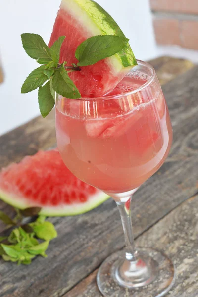 Fräsch vattenmelon lemonade — Stockfoto