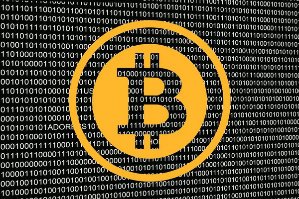 Bitcoin ünlü cryptocurrency sembolü