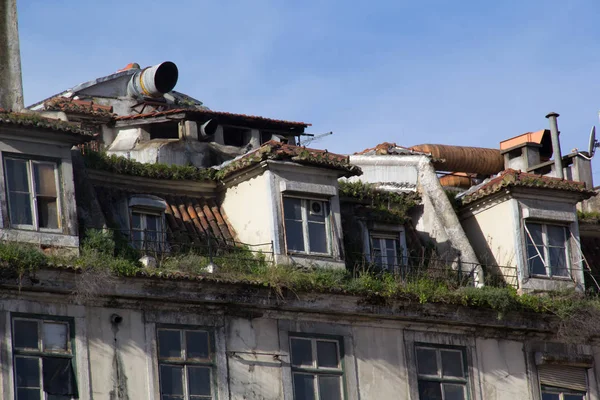 Edificio Rovina Nel Cetro Lisbona — Foto Stock