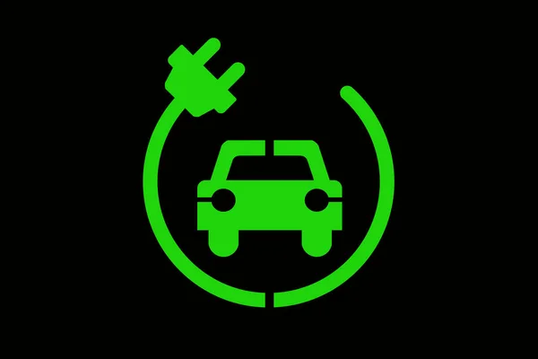 Samochód Elektryczny Graficzny Koncepcja — Zdjęcie stockowe