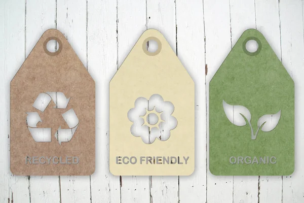 Eco friendly and organic food symbols