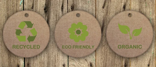 Экологически Чистые Органические Пищевые Символы — стоковое фото