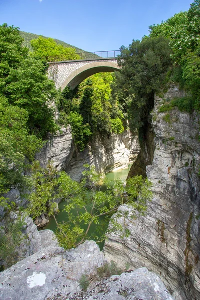 Den Fantastiska Utsikten Jättar Canyon Italien — Stockfoto
