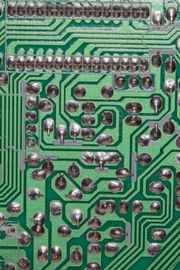 elektronik devre yakın çekim