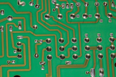 elektronik devre yakın çekim