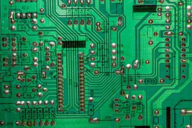 elektronik devre yakın çekim