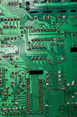 elektronik devre yakın çekim