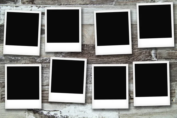 Vintage Polaroid fotoğraf çerçeve şablon 