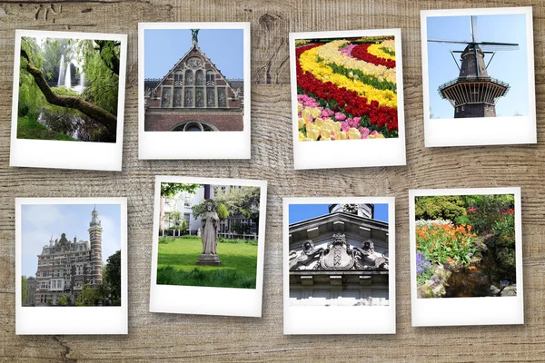 Serie Temática Polaroid Amsterdam — Foto de Stock