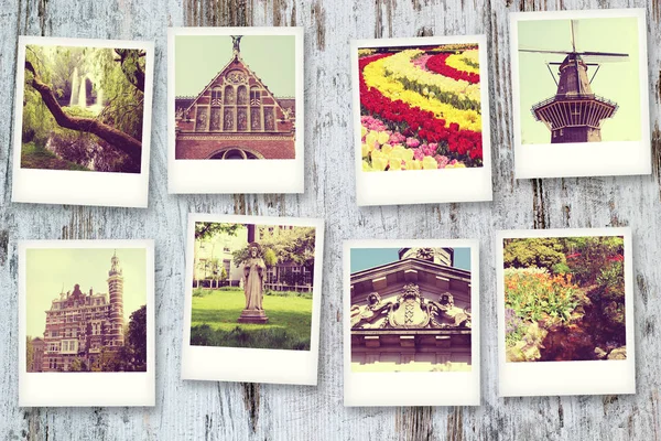 Polaroid Thema Serie Amsterdam — Stockfoto