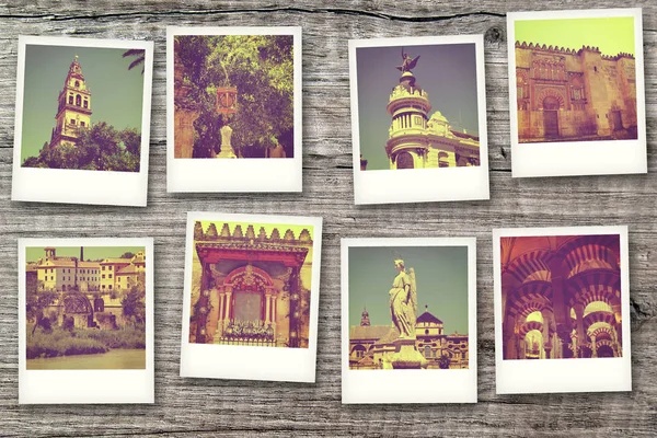 Polaroid Series Depicting City Cordoba — Stock Photo, Image