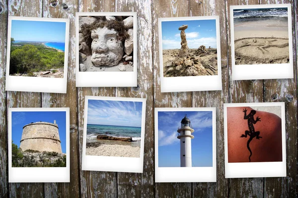 Polaroid Île Formentera — Photo