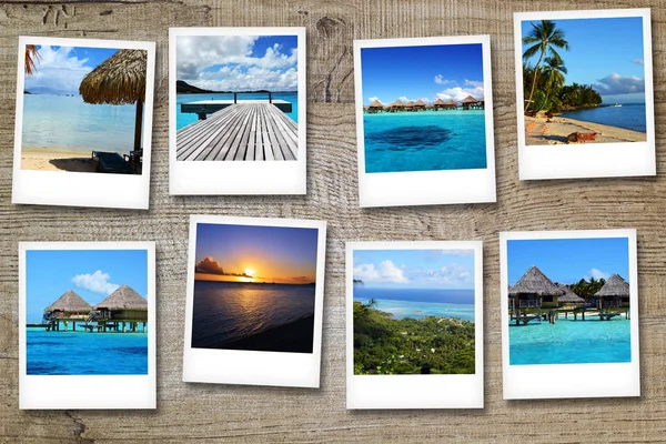 Polaroid Vues Polynésie — Photo