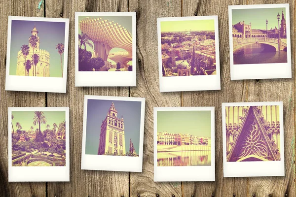 Polaroid Sayısı Seville Spanya — Stok fotoğraf