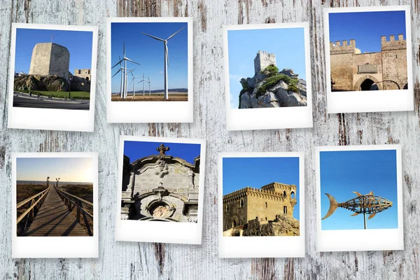 Polaroid Serie Tarifa Spagna — Foto Stock