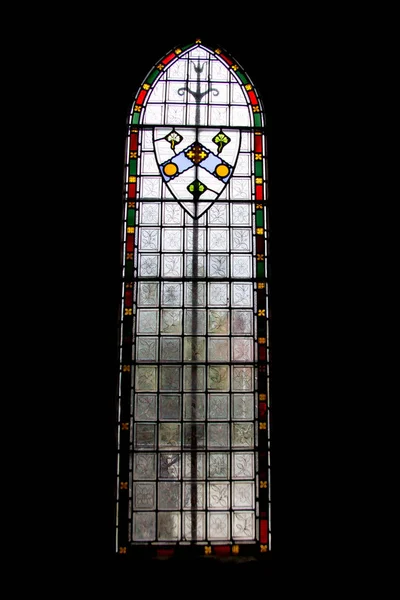 Stained Glass Holy Trinity Christ Church — Stock Photo, Image