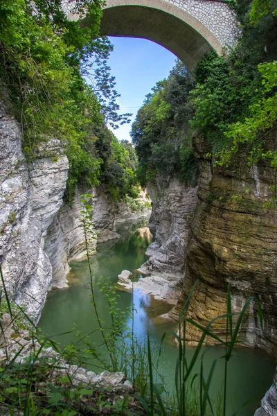 Vista Deslumbrante Giants Canyon Itália — Fotografia de Stock