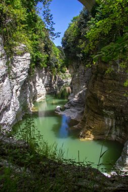 The stunning view of the Giants Canyon, Italy clipart