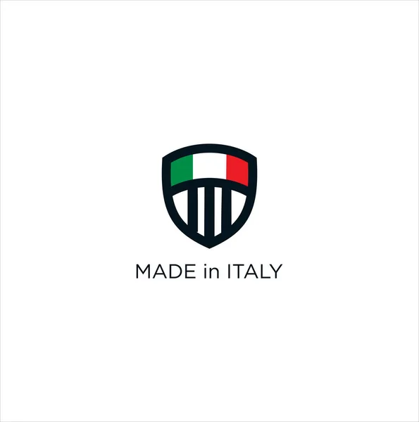 Italia Logo Icon Design Shield Italy Logo Design Vector Hecho — Archivo Imágenes Vectoriales