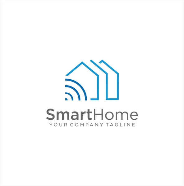 Modèle Conception Logo Smart House Logo Smart Real Estate Conception — Image vectorielle