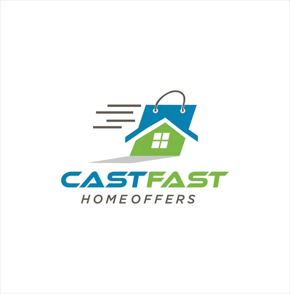 Home Offre Logo Cast Fast Design Vector Stock Acheter Logo — Image vectorielle