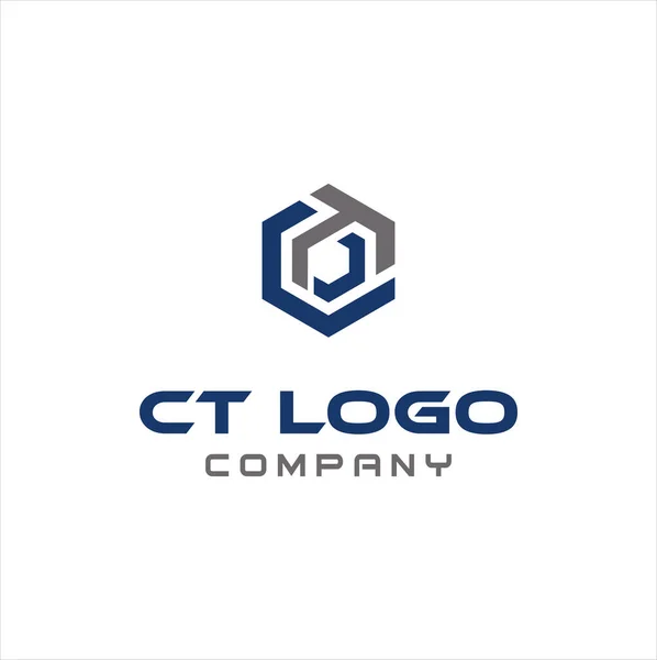 Abstract Hexagon Letter Logo Bouwicoon Design Vector Stock Illustratie — Stockvector