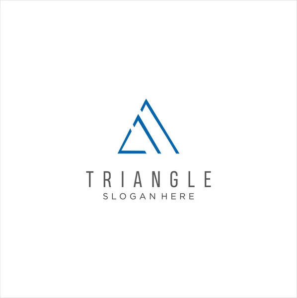 Résumé Logotype Vectoriel Logo Design Lettre Triangle Modèle Conception Logo — Image vectorielle
