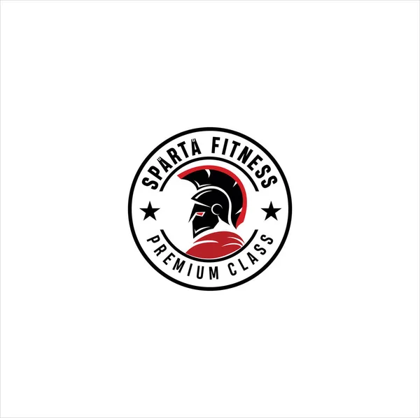 Diseño Del Logotipo Spartan Fitness Gimnasio Spartanlogo Vector Logo Fitness — Archivo Imágenes Vectoriales