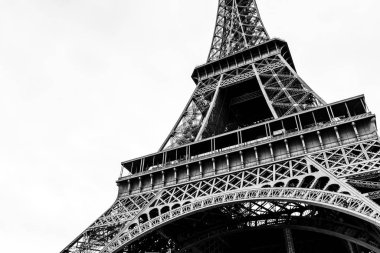 Eyfel Kulesi Paris Siyah ve Beyaz