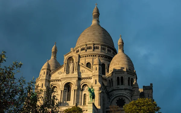 The famous basilica Sacre Coeur, Paris, France — Stock Photo, Image