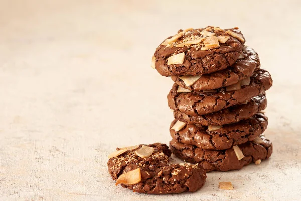 Chocolate Chip Cookies with Coconut and Nuts.Gluten free
