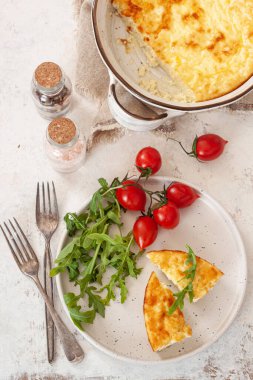 Yumuşak, fırında omlet, sağlıklı kahvaltı, lezzetli güveç.