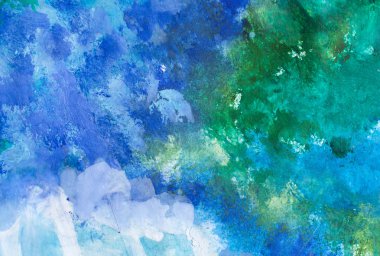 boya darbeleri ile tuval dokusu