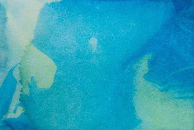 Güzel suluboya mavi arka plan