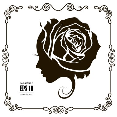 güzel bir kızın profili