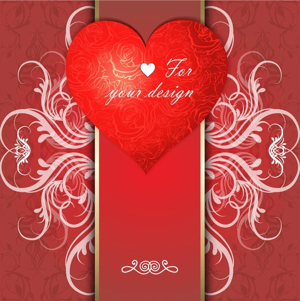 Tema Vector San Valentín — Vector de stock