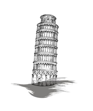 Eğik Pisa Kulesi, İtalya