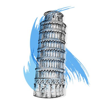 Eğik Pisa Kulesi, İtalya.