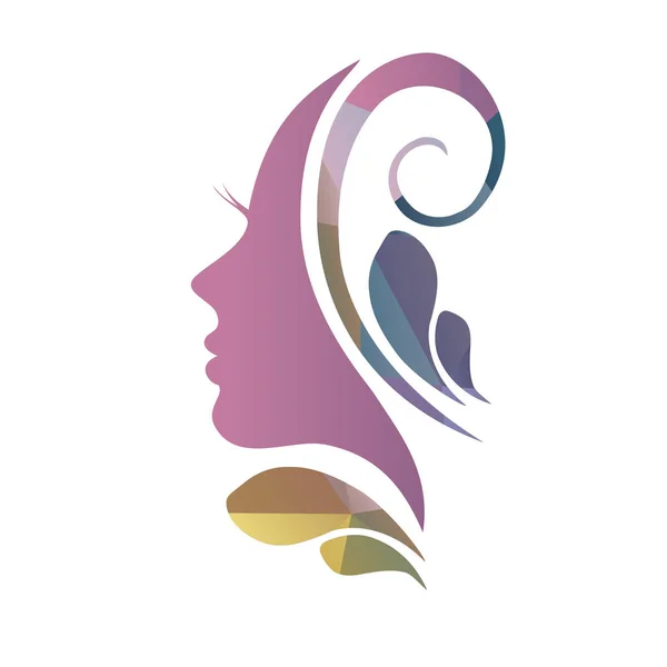 yüzünü güzel bir kadının profili