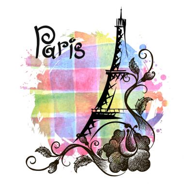 Eyfel Kulesi, Paris elle çizilmiş