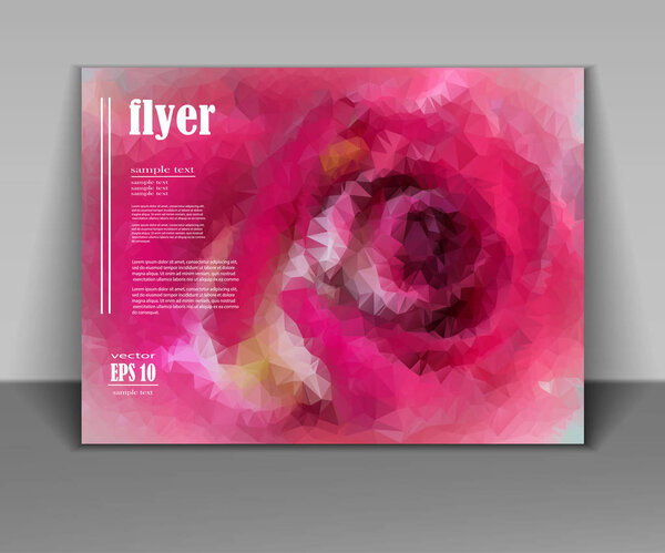 красивый розовый фон для поздравительных открыток и приглашений
