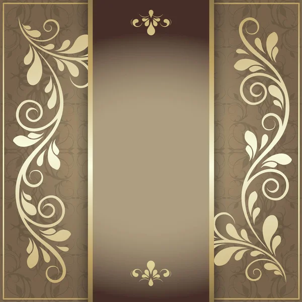 Luxury background for the menu and invitation card — Stock Vector