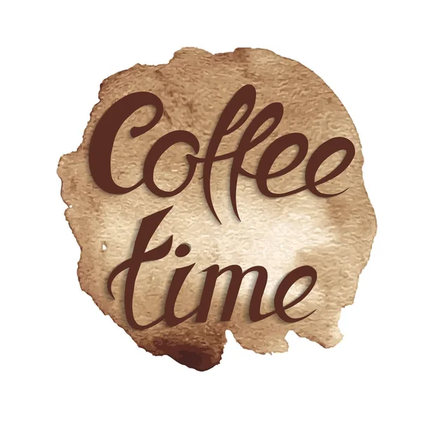 咖啡时间点咖啡 — 图库矢量图片