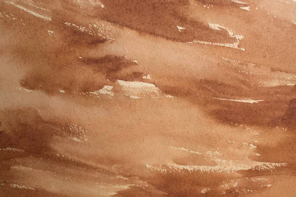 Varm brun akvarell bakgrund — Stockfoto