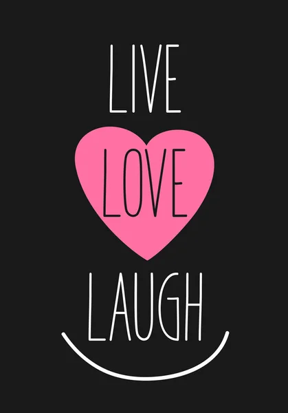 生活，爱笑 — 图库矢量图片