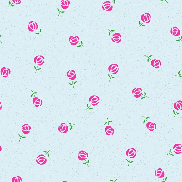 Seamless pattern with roses — Stock Vector