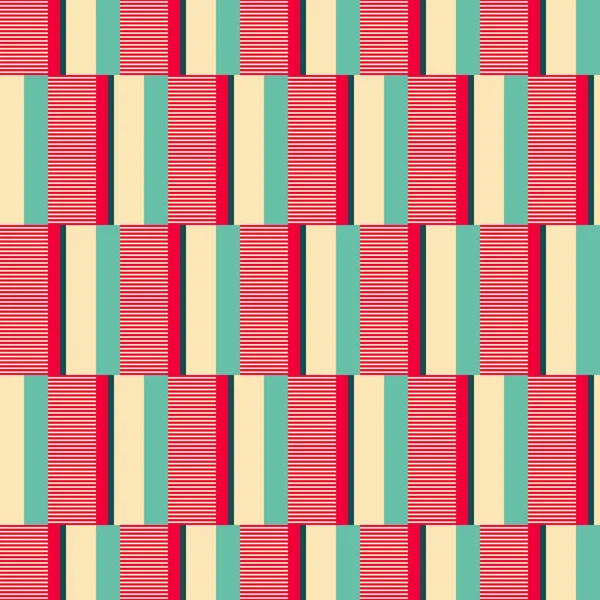 Naadloze geometrische retro patroon — Stockvector