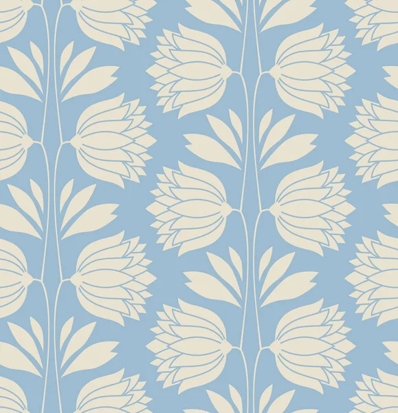 Seamless floral vintage pattern — Stock Vector