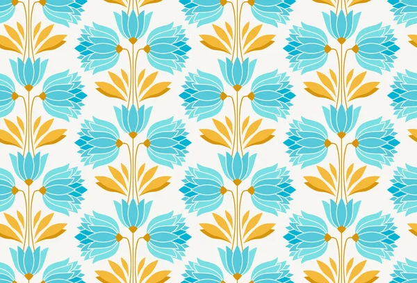 Seamless floral vintage pattern — Stock Vector