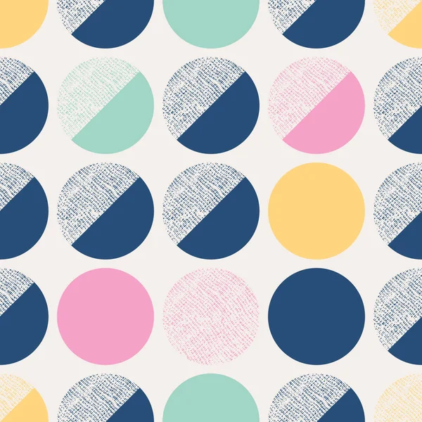 Seamless pattern with circles — Stock Vector